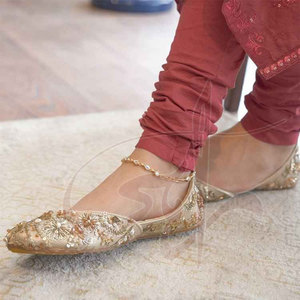 Custom Design High Quality Printed Handmade Fashion <b>Khussa</b> Anti-Slippery Best Selling Latest Style Customizable Color - Product Image 2