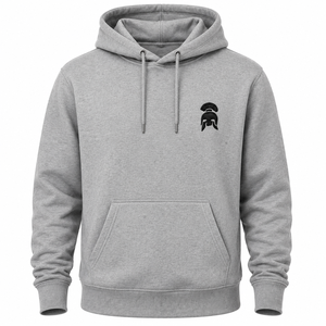 Sweat à capuche brodé de qualité supérieure pour homme, logo personnalisé brodé, coton épais GSM, unisexe, coupe ample, impression en relief - Product Image 1