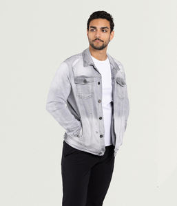 Veste en jean Indico classique pour l'hiver, durable, décontractée, longueur mi-cuisse, effet usé, style urbain, pour occasions formelles et streetwear, respirante - Product Image 4