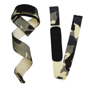 Breathable Cotton Lifting Straps Men Women Gym Wrist Support Deadlift <b>Training</b> Wholesale Supplier - Product Image 4