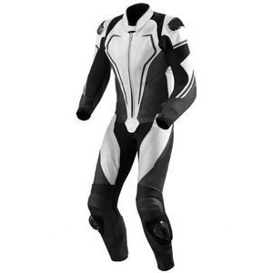 Customized Logo <b>Top</b> Quality Windproof Motorbike Suit Comfortable Motorbike Suit Heavy Leather Motorbike Suit - Product Image 5