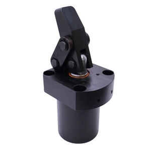 Cilindro de sujeción hidráulico Flowtek HLC-FAM-50-1 con montaje de brida superior para accesorios hidráulicos CNC y automatización de sujeción de piezas. - Product Image 1
