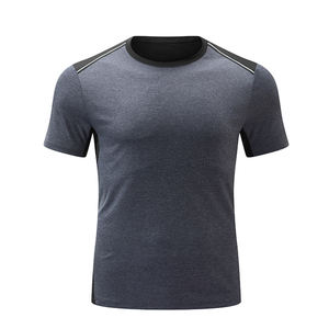 T-shirts personnalisés avec logo pour hommes, 100% coton polyester, technique de broderie, tissu 200 grammes, impression formelle sur le devant - Product Image 5