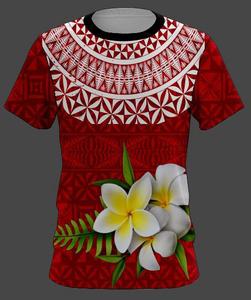 T-shirts longs respirants et légers grande taille à imprimé polynésien intégral – Style tatouage polynésien printemps-été - Product Image 3