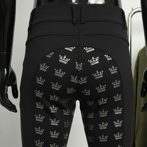 Leggings de equitación personalizados para mujer, cómodos pantalones de equitación de cintura alta, elásticos y antideslizantes para mujer - Product Image 3