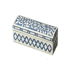Handmade Bone Inlay Jewelry Chest Elegant Wooden Keepsake Storage <b>Box</b> <b>for</b> Women Home Decoration and <b>Gifts</b> - Product Image 5