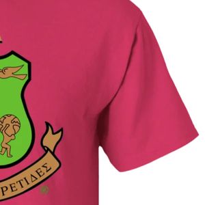 T-shirt rose vif imprimé graphique, manches courtes, col rond, décontracté, en coton, personnalisé, streetwear, mode, confort - Product Image 6
