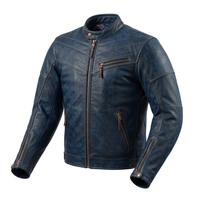 Chaqueta de Cuero Delgada y Larga para Hombre, Diseño Minimalista, Impermeable, Transpirable, para Motocicleta, Estilo Urbano, Cuero Genuino de Vaca