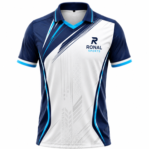 OEM ODM Custom Sublimation Golf <b>Polo</b> Shirt Men's Quick Dry Performance Polyester Sports Team Uniform Manufacturer - Product Image 1