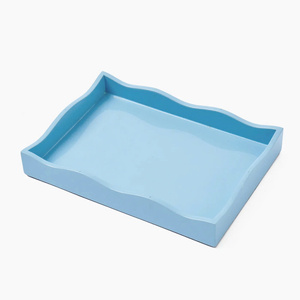 Contemporary Lacquer <b>Tray</b> Handcrafted Decorative Organizer for Desk <b>Vanity</b> or Serving Display OEM ODM from Vietnam supplier - Product Image 3