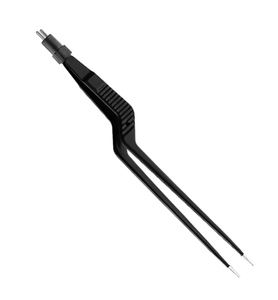 Pinzas Bipolares Manuales de Acero Inoxidable con Punta Recta y Serrada, Instrumentos Quirúrgicos Ópticos de Alta Calidad con Certificación CE - Product Image 5