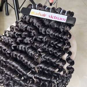 Wholesale Soft HD for Lace Frontal Vietnamese Remy Hair Natural <b>Top</b> Wave Super Wave Dancing Curl Raw Unprocessed Beautiful - Product Image 4