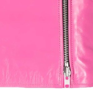 Jupe mi-longue vintage en cuir pour femme, taille naturelle, couleur unie, fermeture éclair, haute qualité, prix abordable – Grande Vente - Product Image 5