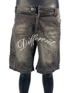 Pantalones Cortos de Talla Grande para Hombre al por Mayor, Shorts Cómodos de Spandex y Poliéster con Patrón Sólido y Bordado para Hombre - Product Image 2