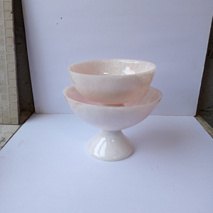 Bols à salade et à glace en résine faits à la main de haute qualité, élégants et luxueux, couleur et taille personnalisées, livraison rapide pour servir des fruits lors de fêtes - Product Image 1