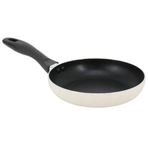 Round Ceramic Non-Stick Frying <b>Pan</b> With Plastic Handle For Gas <b>And</b> Induction Cooker Hand Wash Only - Product Image 1
