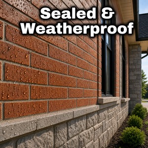 <b>Waterproof</b> 1K Protective Coating Low VOC For Brick Stone Masonry Exterior Wall Weather Resistant Eco Friendly Building Surface - Product Image 3