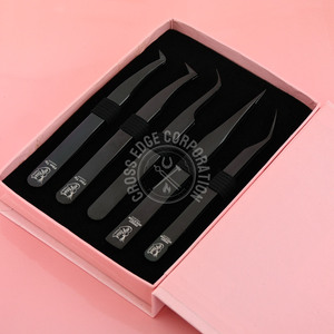 แหนบปลายต่อขนตาปลอม45 75 90องศาสแตนเลสพร้อมโลโก้ตามสั่ง - Product Image 6