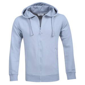 Sweat-shirts à capuche zippés surdimensionnés en tissu épais uni, personnalisables OEM/ODM, pour le sport et la gym - Product Image 1