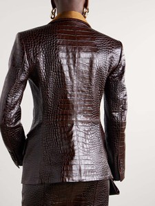 Chaqueta de Cuero Genuino para Mujer, Comprar en Línea en Australia, Estilo Italiano, Chaqueta de Cuero de Búfalo a la Moda - Product Image 2