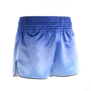 Pantalones Cortos de Entrenamiento de Muay Thai y Kick Boxing, Ropa Deportiva al por Mayor, de Alta Calidad, con Logotipo Personalizado, para Clubes de Lucha, para Hombres Adultos - Product Image 5