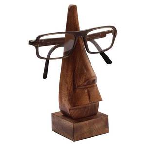 Modern High Quality Wooden <b>Spectacle</b> <b>Holder</b> with Solid Color Custom Shape Custom Logo <b>for</b> Other Table Decoration Accessories - Product Image 1