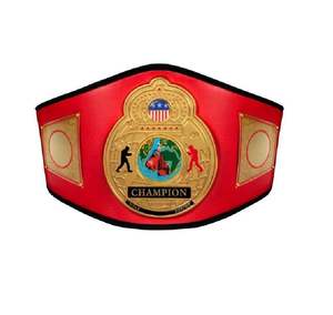 Cinturones de Campeonato Mundial de MMA IBO 2026 Personalizados al por Mayor, Color, Logotipo y Tamaño Personalizables, Material de Correa de Cuero, Zinc y Latón en la Parte Delantera - Product Image 4