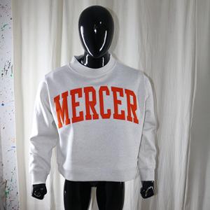 MERCER ASH GREY Sweat à capuche sur mesure 100% Coton Hiver Séchage rapide Respirant Fermeture éclair Vintage Style urbain Coupe régulière Fils fins - Product Image 2
