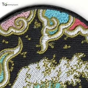 Patch brodé en toile de qualité supérieure, fabriqué dans un matériau durable, best-seller - Product Image 5