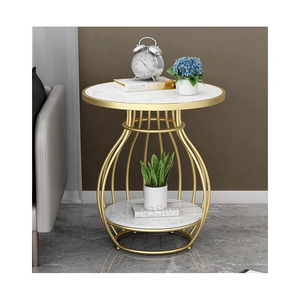Contemporary Metal And Wooden Side <b>Table</b> New Design Modern Accent <b>Table</b> Stylish <b>Bedside</b> End <b>Table</b> New Arrival Home Decor - Product Image 4