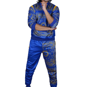 Ensemble de survêtement personnalisé pour homme, imprimé bandana, haute qualité, respirant, streetwear, jogging, vente en gros pour l'hiver - Product Image 1
