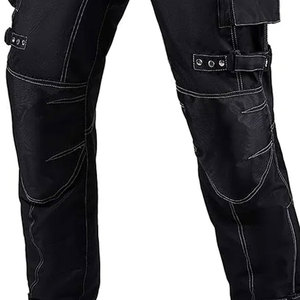 Pantalones de Motocicleta Resistentes de Cordura con Protección para las Rodillas, Forro Extraíble, Pantalones de Motociclista de Cordura Ultra Duraderos, Protección para Todo Clima - Product Image 3