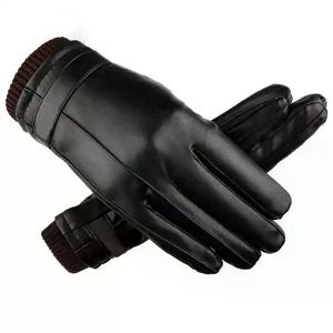 Gants d'hiver en cuir de haute qualité, doublés thermiquement, pour le travail en extérieur, la conduite et l'usage quotidien - Product Image 3