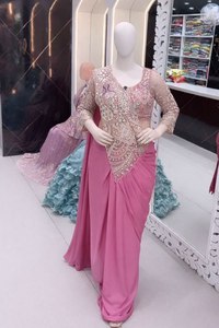 2026 Ensemble Saree en Soie Prêt-à-Porter, Style Traditionnel, Broderie de Paon et Travaux de Paillettes Riches, pour Mariage et Fêtes, Hiver/Été - Product Image 2