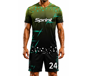 Tenue de football unisexe haut de gamme en polyester 100 % imprimé par transfert thermique, personnalisable pour club et équipe, avec logo sur mesure - Product Image 4