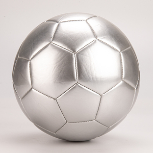 Balón de Fútbol Clásico Plateado de PU, Talla 9, con Cámara de Goma, Equipo de Fútbol, Novedad 2025, Balón de Fútbol con Unión Térmica de Alta Calidad - Product Image 3