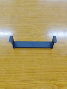 Precision Fabricated Steel <b>Bracket</b> Customized Demand <b>Black</b> Powder Coating Drilled Mounting Holes Sheet Metal Fabrication - Product Image 2