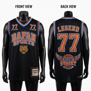 เสื้อยืดผู้ชายผ้าฝ้าย 100% ทรงหลวม พิมพ์ลาย เสื้อบาสเก็ตบอลคุณภาพสูง 160 GSM ผ้าตาข่าย สีเขียวมะกอก สีส้ม ปักลาย - Product Image 4