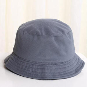 Unisex Relaxed <b>Plain</b> Bucket Hat Soft Cotton Lightweight Breathable Casual Outdoor Sun Protection <b>Cap</b> - Product Image 4