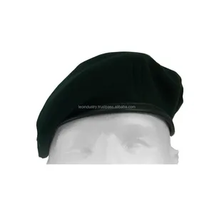 All'ingrosso Stock Fashion Plaid baret berretto di lana berretto francese per donna Leopard