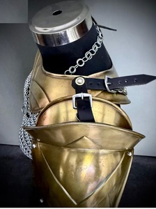 Armadura de Acero Plateada con Grabados de Estilo Medieval para Cosplay, Imitación Antigua Moderna, Modelo Brave Lady - Product Image 2
