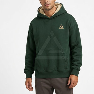 Heavyweight Sherpa Hoodies <b>Warm</b> <b>Fleece</b> Hoodie With Premium Inner Lining Durable Construction Soft Feel And Modern Street Style - Product Image 3