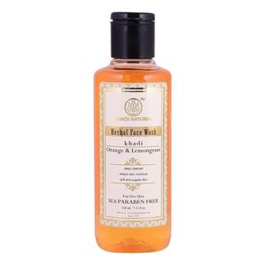 Limpiador Facial Herbal Natural Khadi de Naranja y Limoncillo, Sin SLS ni Parabenos, Aclarante, Etiqueta Privada, Suministro al por Mayor - Product Image 6