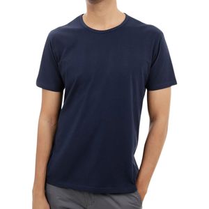 เสื้อยืดคอกลมสีพื้นสำหรับผู้ชาย แขนสั้น สวมใส่สบาย น้ำหนักเบา ระบายอากาศได้ดี เหมาะสำหรับใส่ในชีวิตประจำวันช่วงฤดูร้อน - Product Image 4