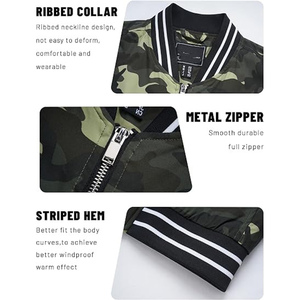 Chaquetas de Hombre de Alta Calidad para Otoño y Primavera, con Cierre, Cuello Alto, Estilo Holgado, Casual, Resistente al Viento, Tallas Grandes - Product Image 6