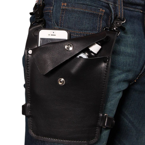 Arnés de Pierna de Piel Sintética para Hombre, Azul, con Correa Ajustable, Prenda Sexy de Primera Calidad para Club - Product Image 1