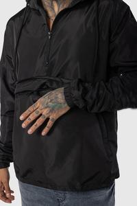 Chaqueta Cortavientos Personalizable para Hombre, Talla Grande, Transpirable, con Capucha, Impermeable, con Cierre de Cremallera, Estilo Casual - Product Image 4