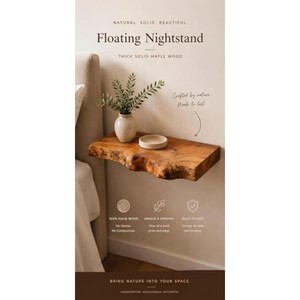 Hand-Painted Acacia Wood Bohemian Floating <b>Shelf</b> Wholesale | Moradabad - Product Image 6