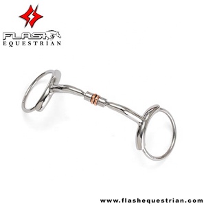 Bague ample à Double joint en acier inoxydable, fait sur mesure, mors néerlandais, rembourré doux, allemand, en argent, 1 pièce - Product Image 3
