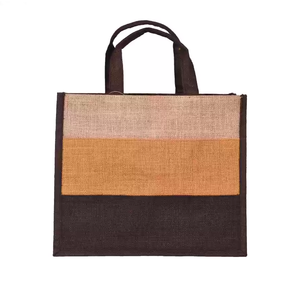 Bolso Tote de Fieltro a Rayas Estilo Bohemio con Logotipo Personalizado, Bolso de Hombro Portátil, Casual y Moderno para Uso Temporal - Product Image 4